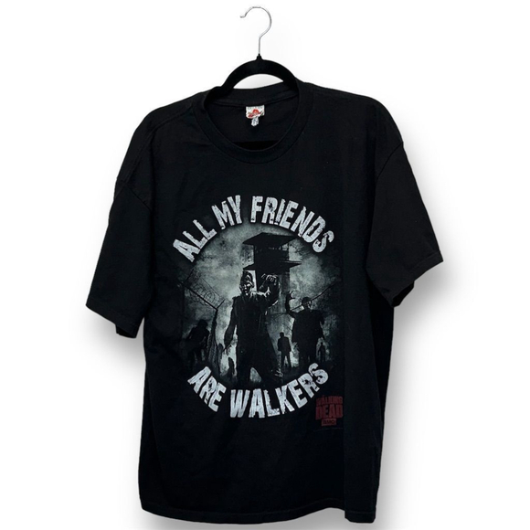 AMC Other - AMC The Walking Dead "All‎ My Friends Are Walkers" Black T-Shirt Men's XL 2014